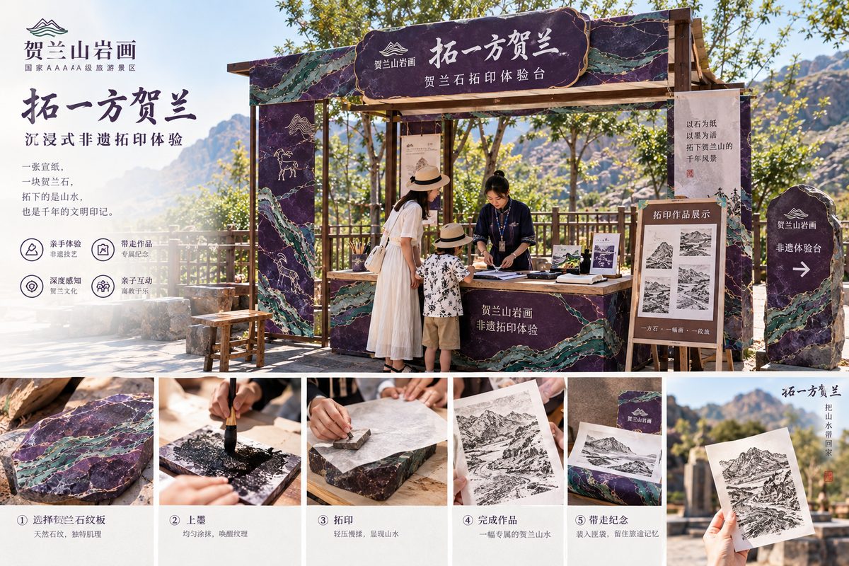 贺兰拓片体验
