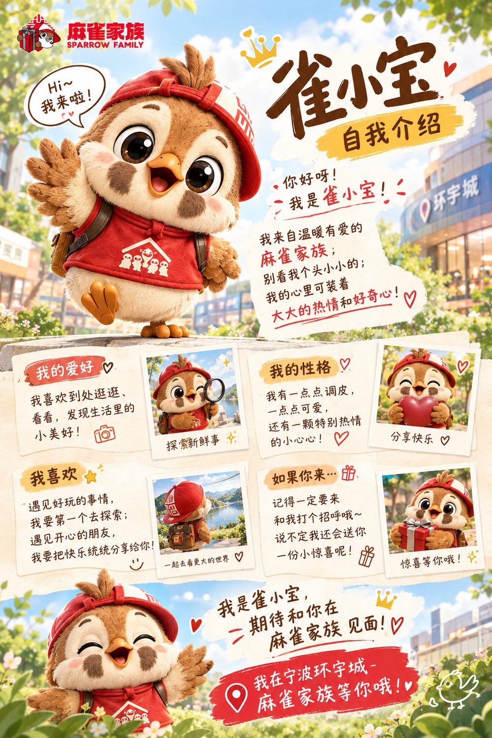 雀小宝自我介绍