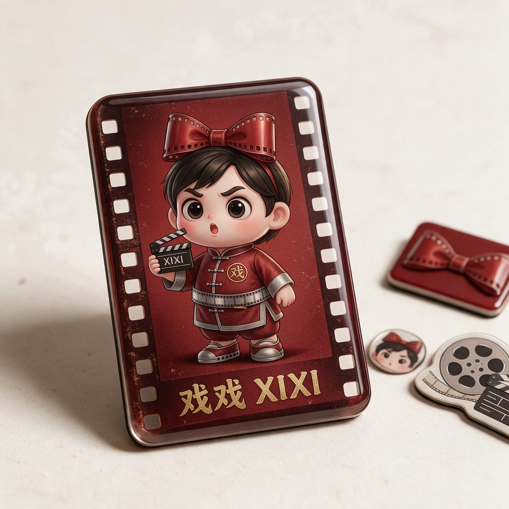 戏戏冰箱贴