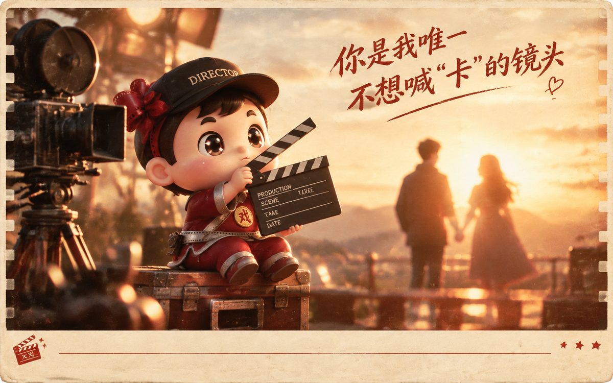 戏戏明信片